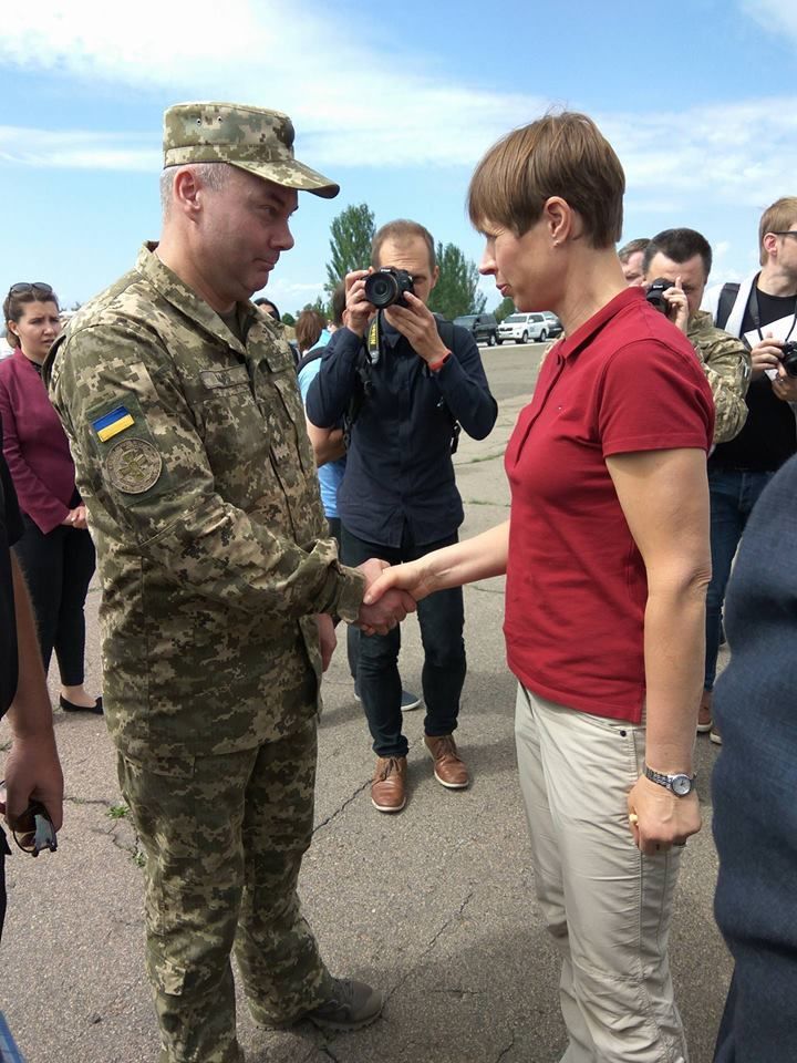 Керсті Кальюлайд на Донбасі