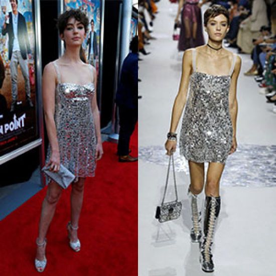 Кому больше идет платье от Christian Dior ?