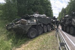 У Литві сталася ДТП за участі чотирьох БТР, постраждало 13 військових США