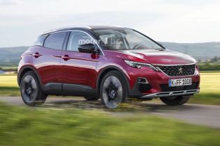 Новичок в сегмент кроссоверов: дизайнеры пофантазировали о Peugeot 1008