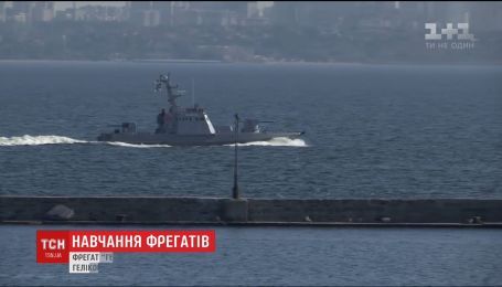 В <u>перец</u> Одесской области в открытое море на обучение отправился фрегат "Гетман Сагайдачный"