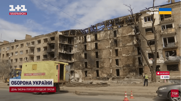 Наслідки обстрілу Києва / © ТСН