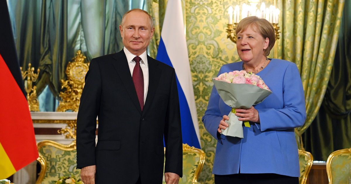 Володимир Путін і Ангела Меркель.