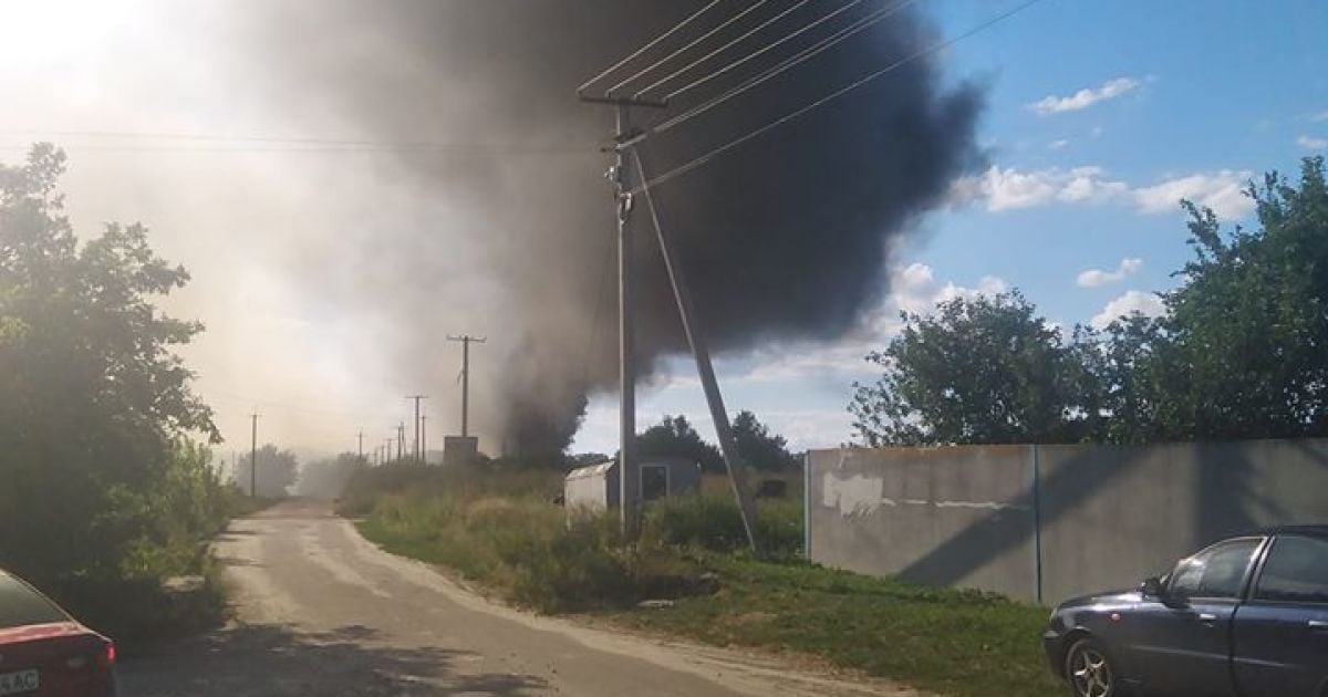 пожежа під києвом / © Facebook/Микола Лисюсенко