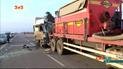Під Одесою фура врізалась у машину для латання асфальту