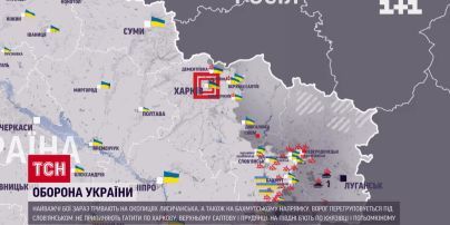 Мапа боїв на 127-й день повномасштабного вторгнення