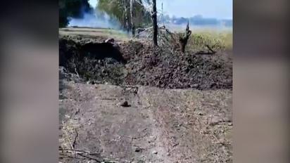 Оккупанты дорогущей ракетой "денацифицировали" сельскую дорогу на Полтавщине