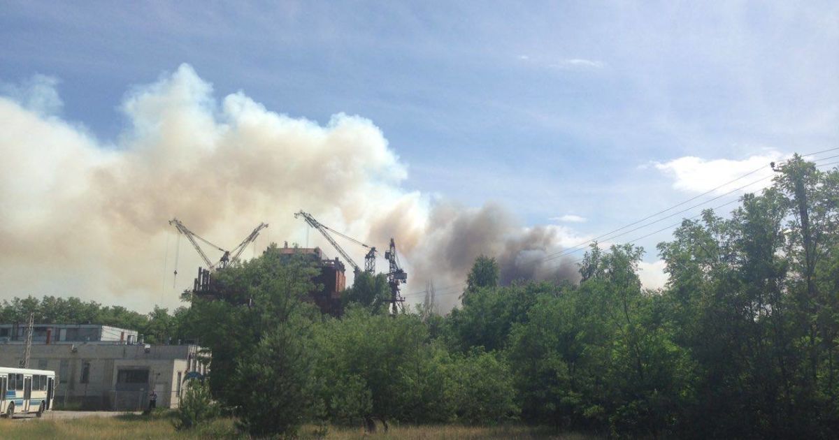 У Чорнобилі в лісосмузі почались значні пожежі