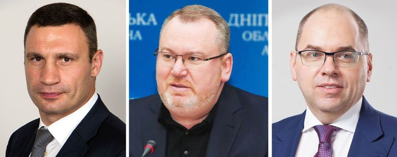 Кличко, Резниченко и Степанов возглавили рейтинг глав облгосадминистраций