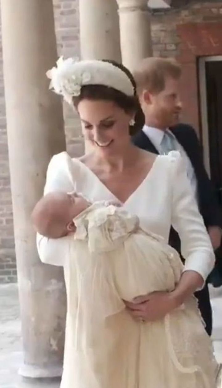   Prince Louis was baptized in Great Britain 