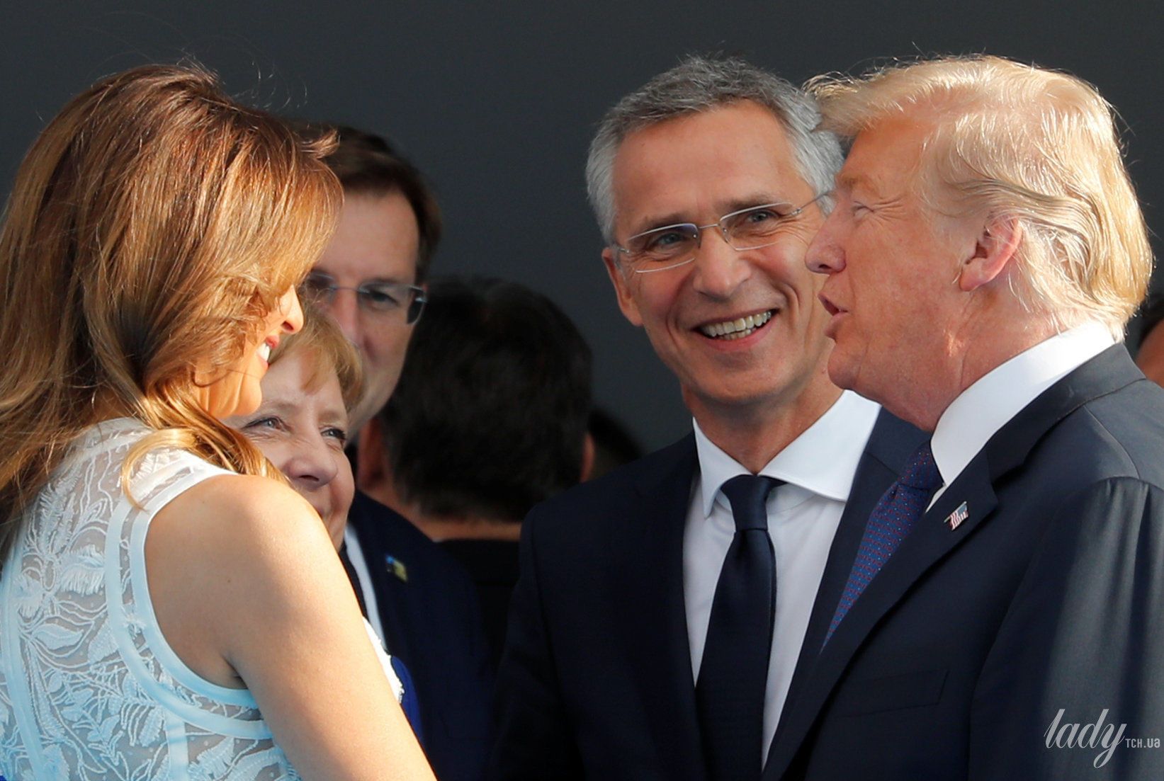 Мелания Трамп на саммите НАТО_8