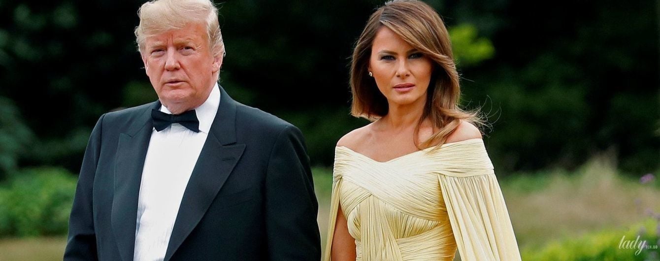 У розкішній вечірній сукні: Меланія Трамп підкорює Лондон