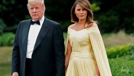 У розкішній вечірній сукні: Меланія Трамп підкорює Лондон