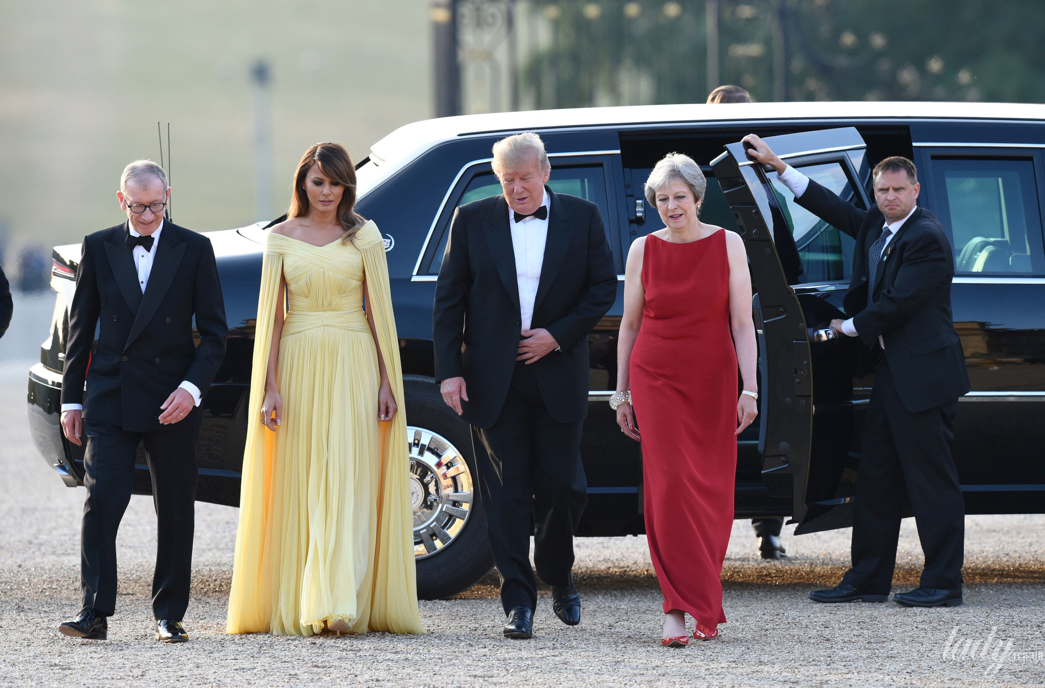 Тереза Мэй на встрече Трампами_9