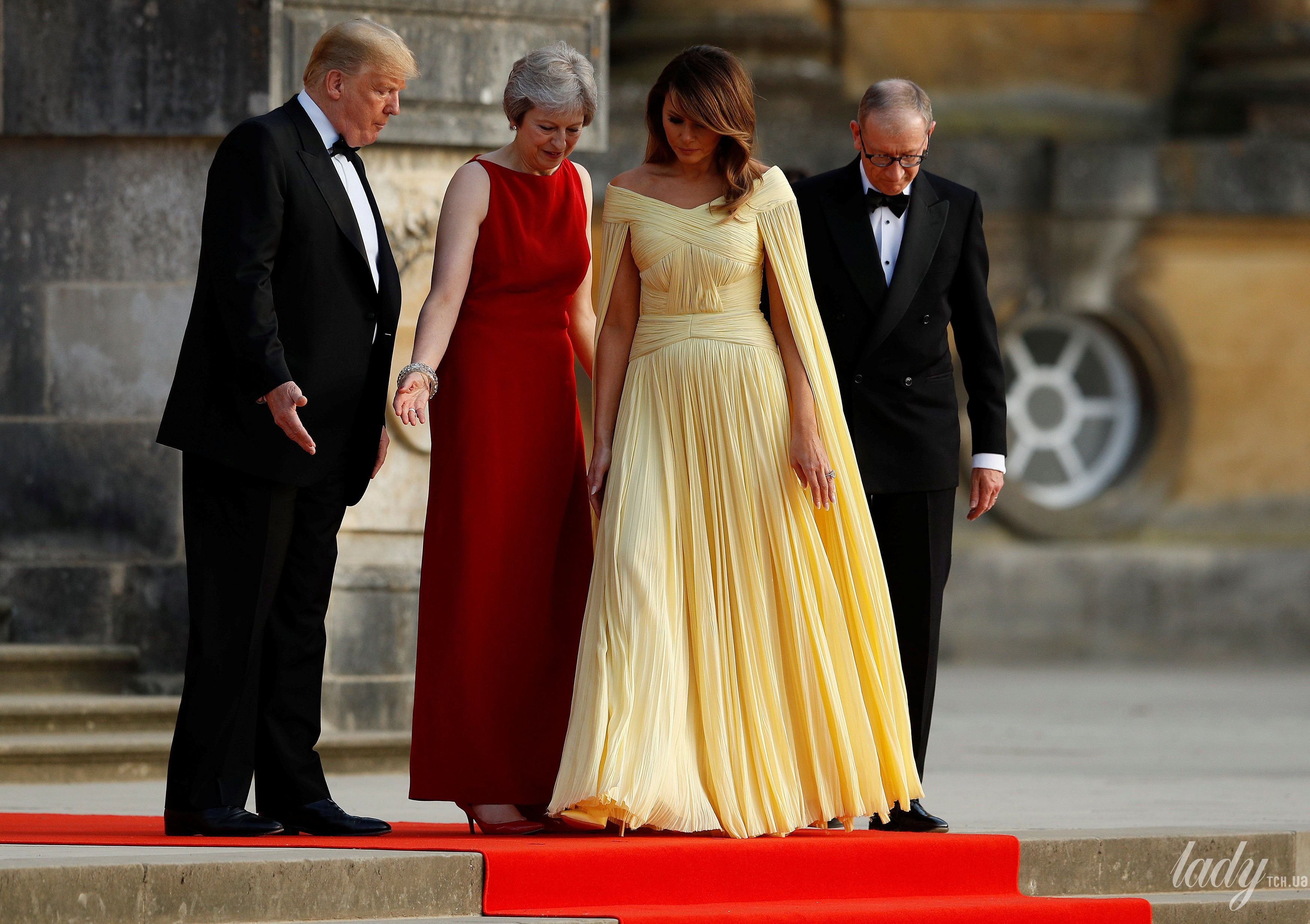 Тереза Мэй на встрече Трампами_5