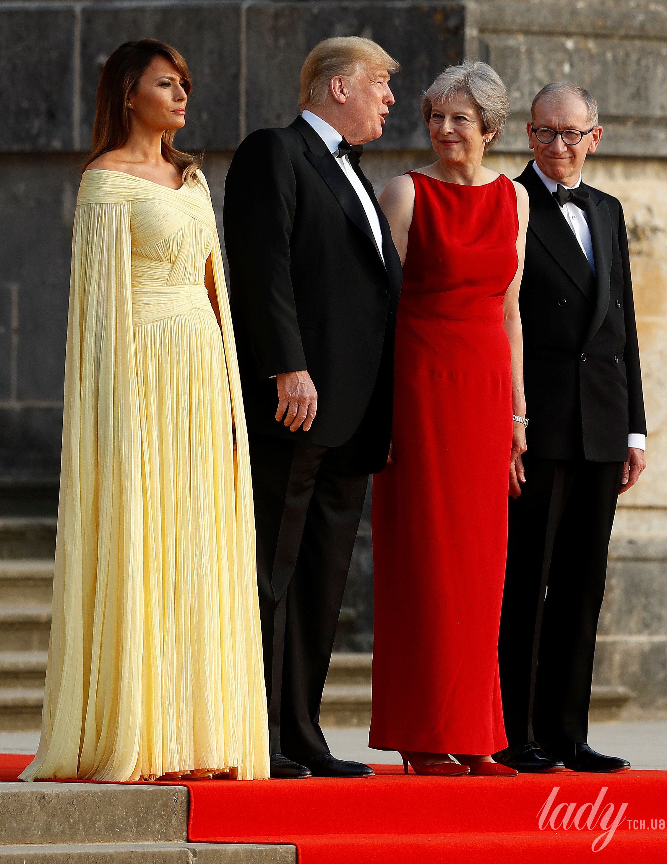 Тереза Мэй на встрече Трампами_7