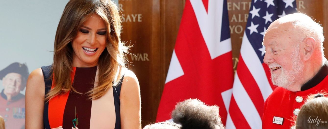 Злилася з усіма прапорами: модний конфуз Меланії Трамп