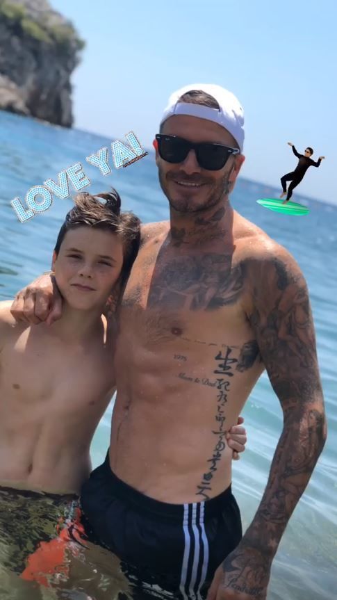   David Beckham with Children_2 