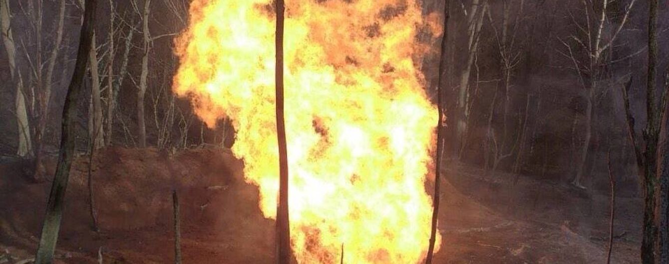 На Закарпатті вибухнув і палає магістральний газопровід "Союз"
