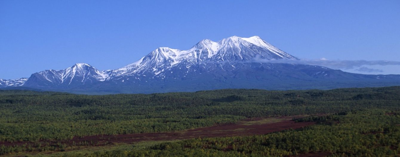 У Мережі показали, як у Росії вулкан викинув величезний стовп попелу