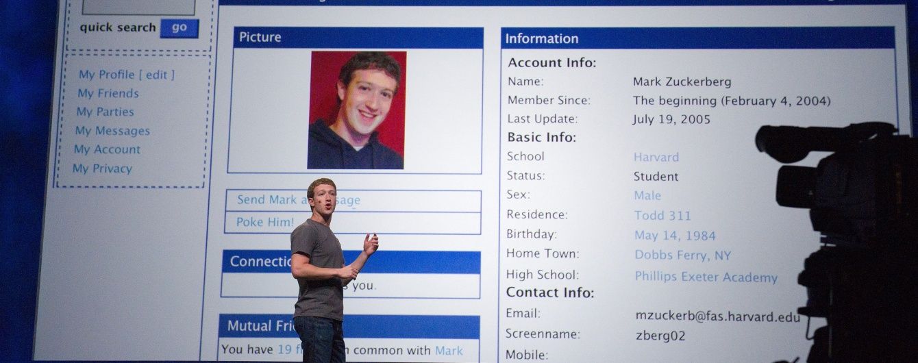 12 років Facebook: еволюція найпопулярнішої соцмережі планети. Інфографіка
