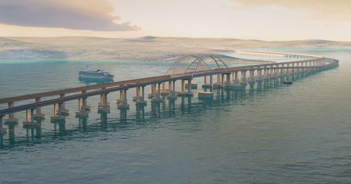 Оккупанты достроили железнодорожную часть Крымского моста