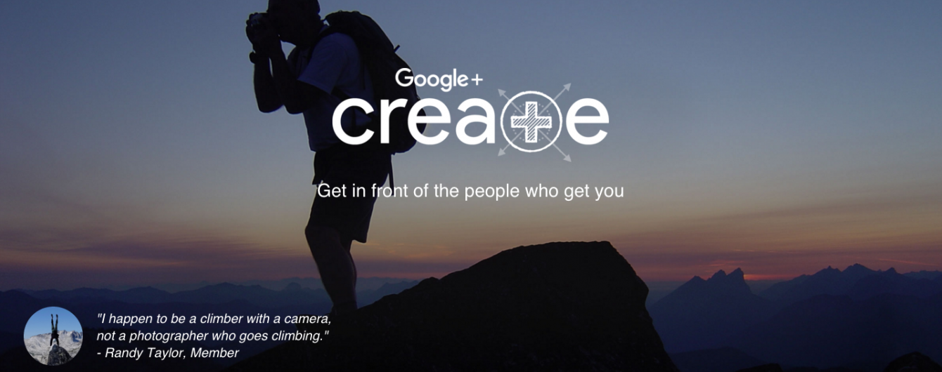 Сrea+e: Google створив нову соціальну мережу для обміну фотографіями