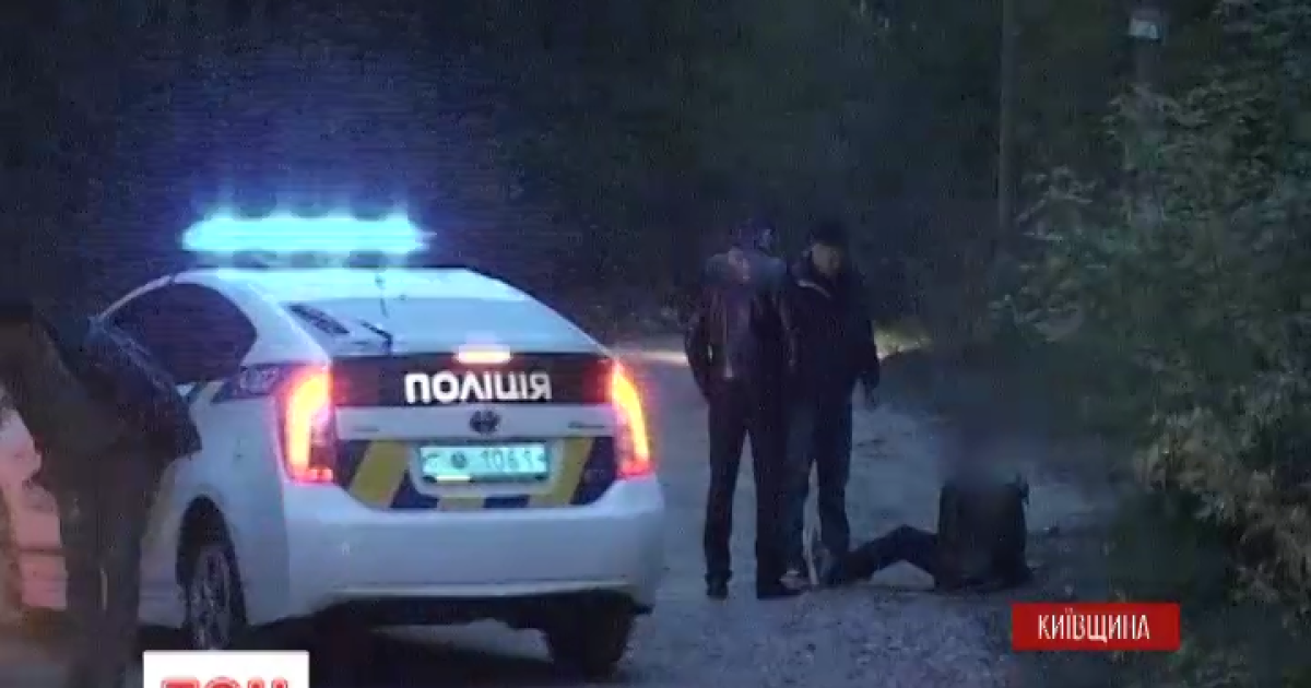 З'явилося відео з місця стрілянини по поліцейських у Києві