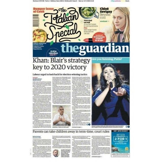 Джамала на обкладинці "the guardian"
