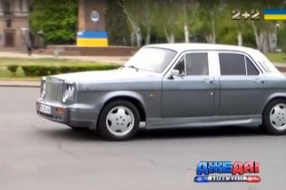 Украинский автолюбитель превратил "Волгу" в Rolls-Royce