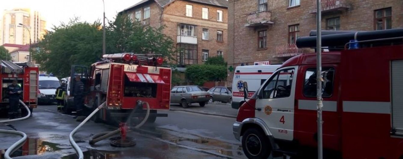В столице утром горела школа