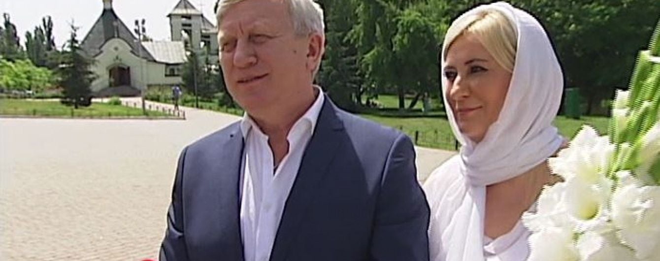 Горянський та його дружина-рестораторка повінчалися в оточенні найближчих людей