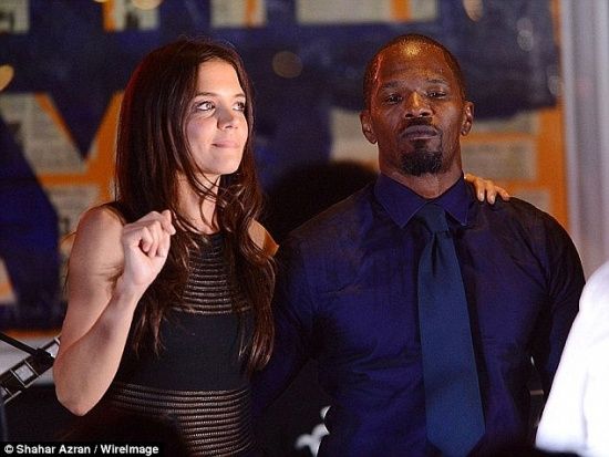   Katie Holmes and Jamie Fox 