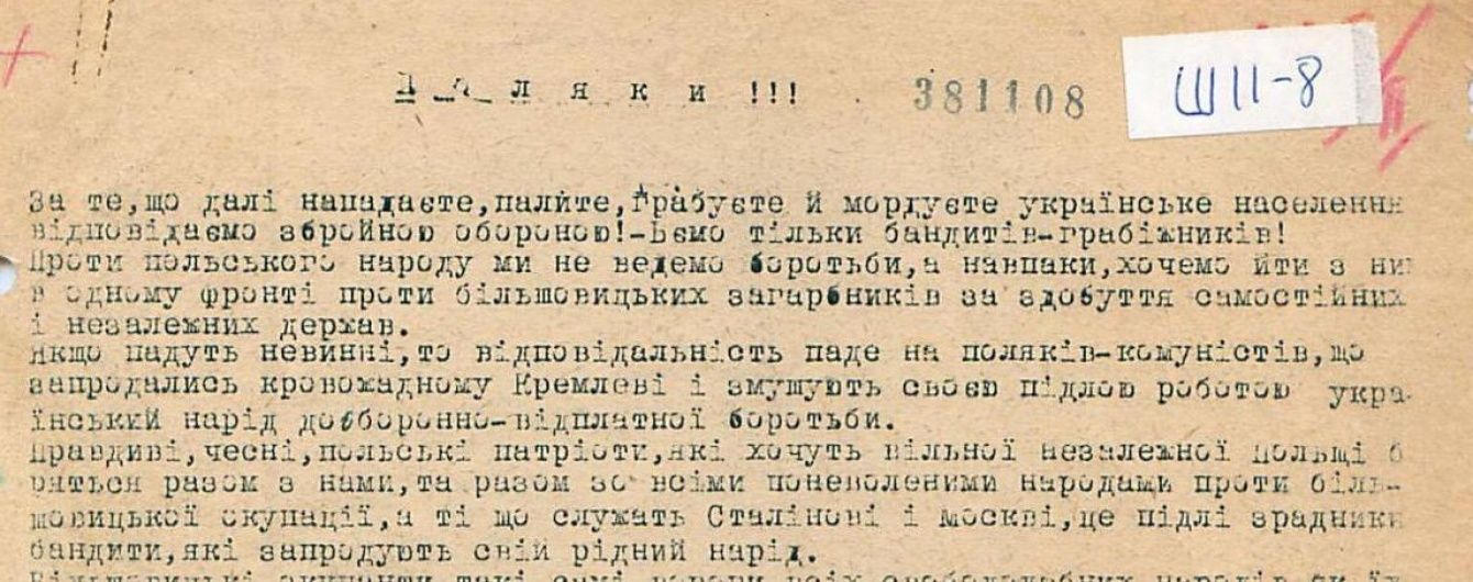 Україна відкрила у Мережі доступ до архівів КДБ щодо Волинської трагедії