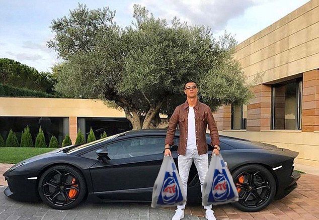 Кріштіану Роналду і Lamborghini меми