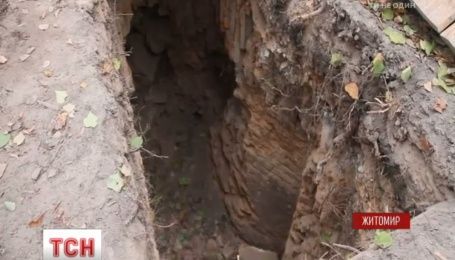 В Житомире откопали старинное подземелье
