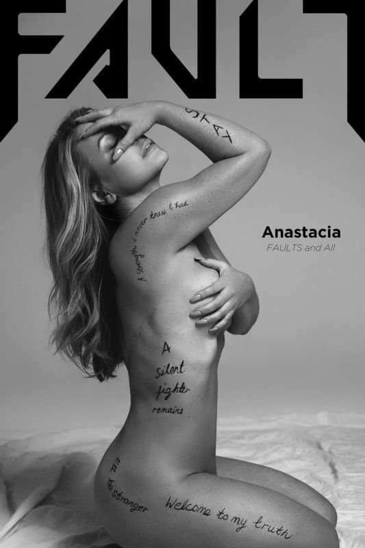 Анастейша у журналі fault-magazine_1