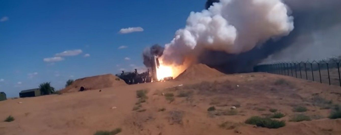 У Мережі з'явився запис невдалого пуску ракети комплексу С-300П в РФ