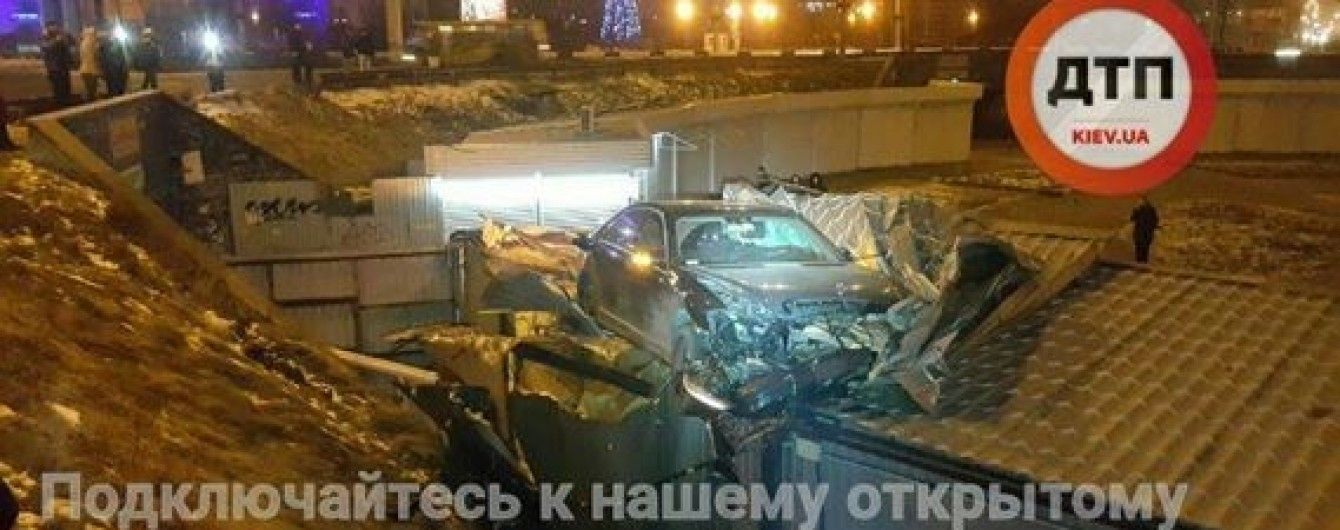 За кермом "літаючого" Mercedes у Києві був п'яний екс-міліціонер