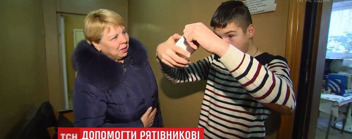Хлопчина-герой із Черкас отримав у подарунок сповнення заповітної мрії
