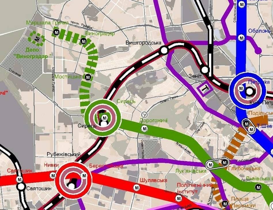 метро на Виноградар