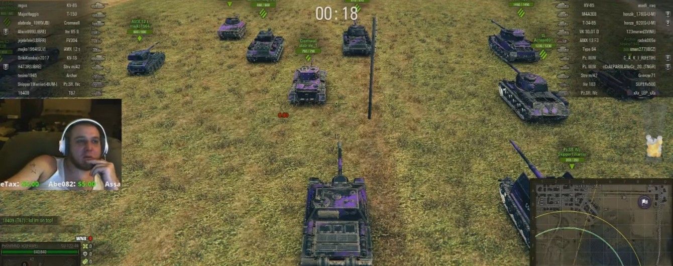 В США умер геймер во время 24-часового стриминга игры World of Tanks