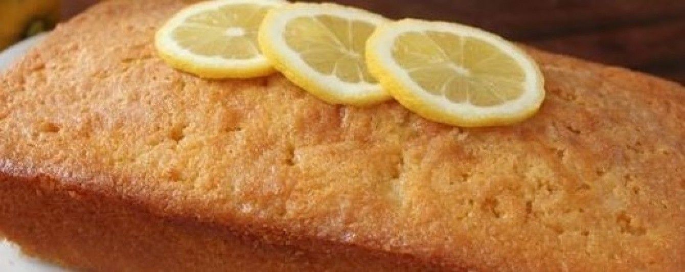 Постный десерт: лимонный кекс с грушей и тимьяном