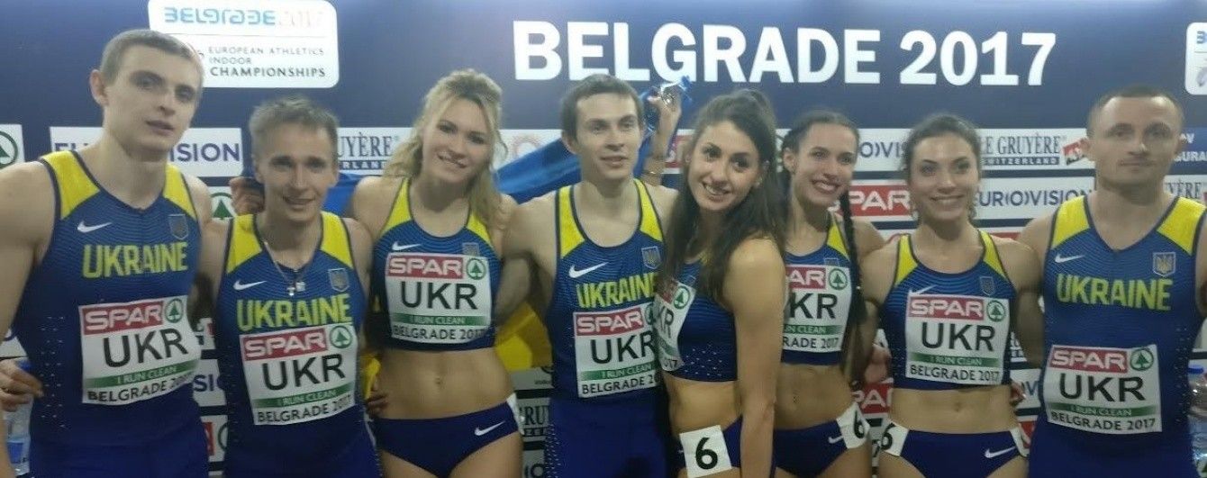 Українські легкоатлети виграли 5 медалей чемпіонату Європи у приміщенні