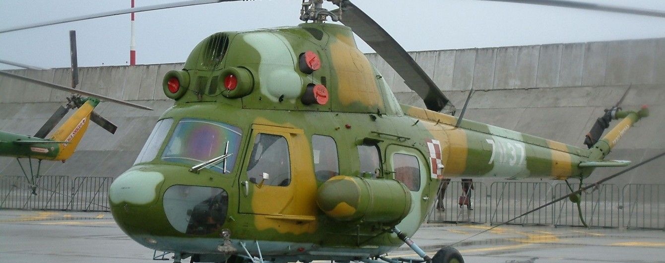 На Львовщине разбился военный вертолет Ми-2