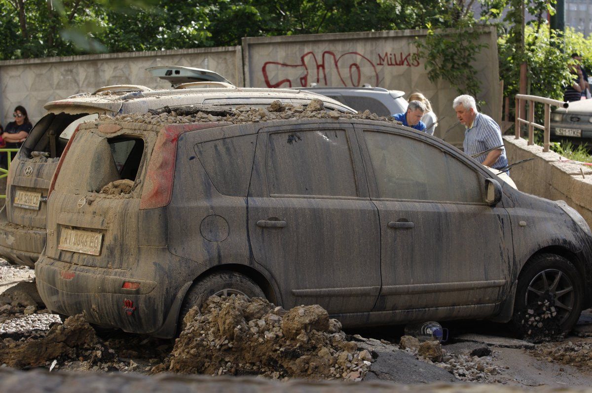 прорив водопроводу у Києві_2