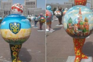 У Казахстані замалювали скандальну карту України без Криму