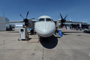 Ан-132 очаровал крутыми виражами зрителей авиашоу в Индии