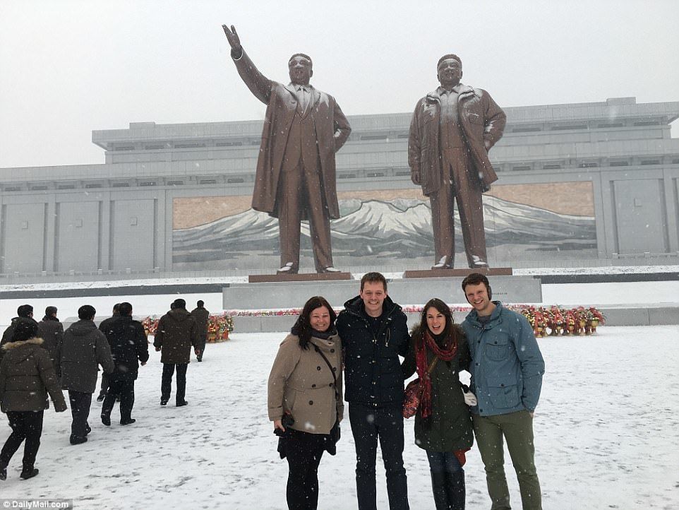   American student Otto Vormbir in the DPRK 