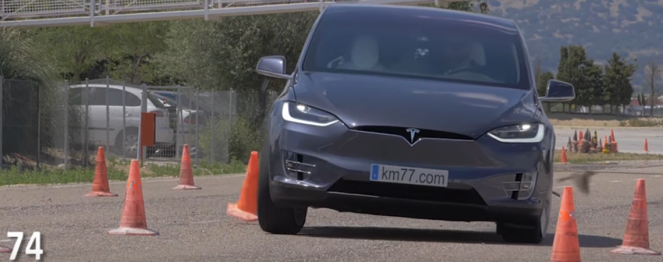 Tesla Model X прошел лосиный тест практически совершенно